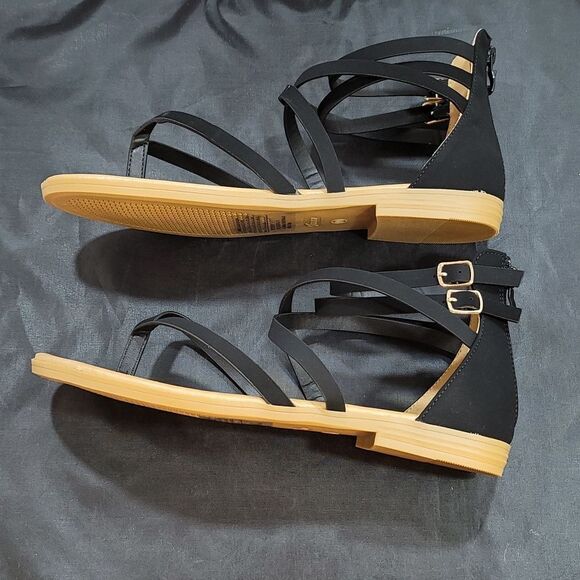 BRAND NEW FOREVER CHEERF-77  SOLID GLADIATOR FLAT BACK ZIPPER S… - Picture 13 of 16